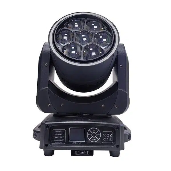 LED-Mini740BER 7x40W RGBW Moving Head B-EYE Zoom | Pixel Control Profesyonel Sahne Işığı (Case’li)