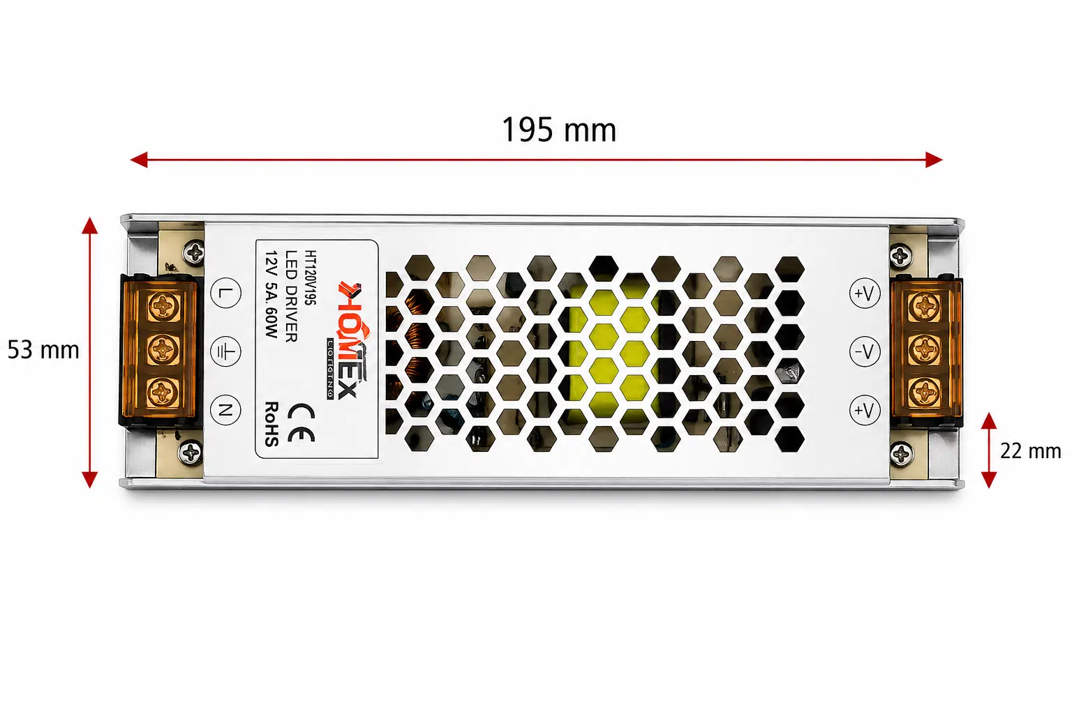 A Kalite 12v 16,5a Ultra Slim Kasa Trafo, 12v 16,5a İnce Kasa Metal Led Adaptörü