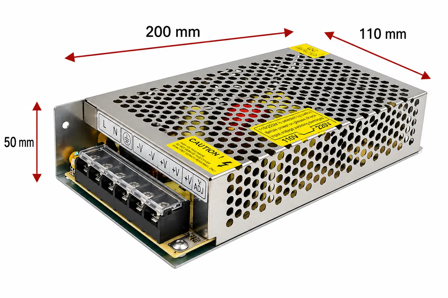 A Kalite 12v 20a Trafo, 12v 20a Kalın Kasa Metal Led Adaptörü