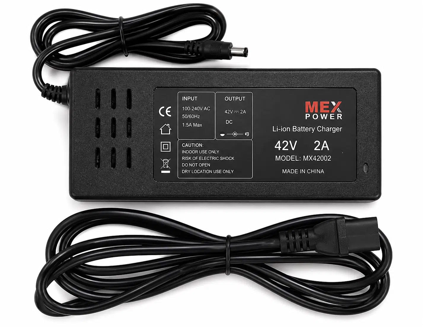 A Kalite 42v 2a Elektrikli bisiklet, scooter 5,5/2,5 UÇ Şarz Aleti