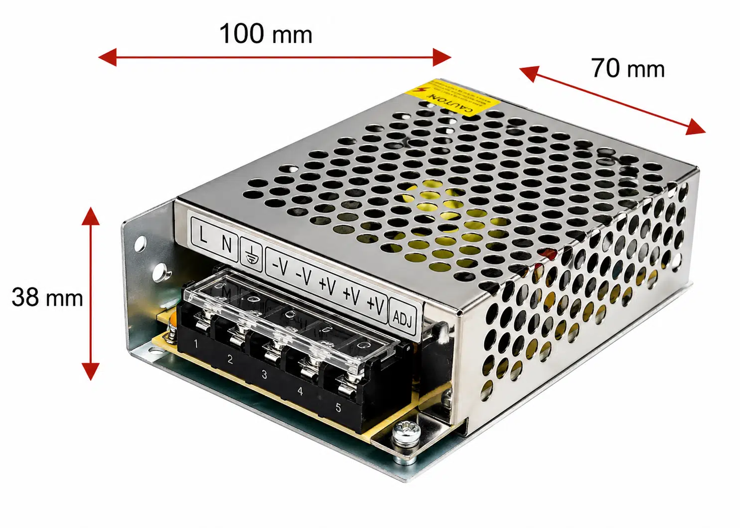 A Kalite 12v 5a Kalın Kasa Trafo, 12v 5a Kalın Kasa Metal Led Adaptörü