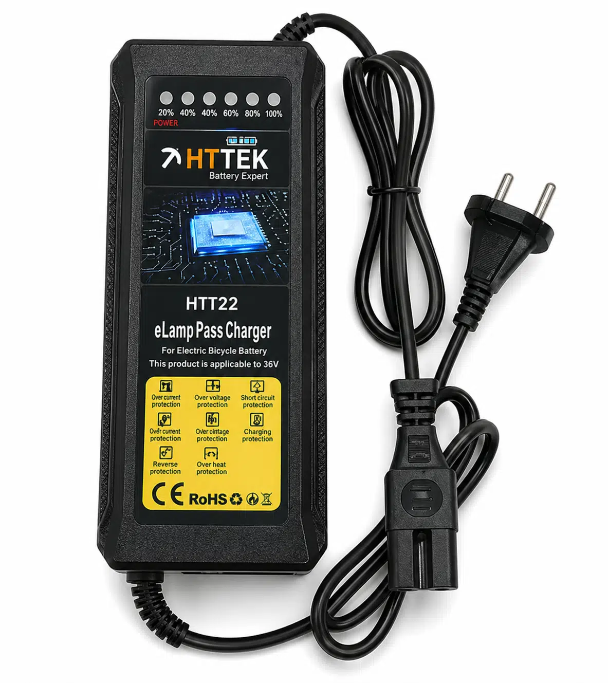 A Kalite 60V 24A Elektrikli bisiklet, scooter Şarz Aleti