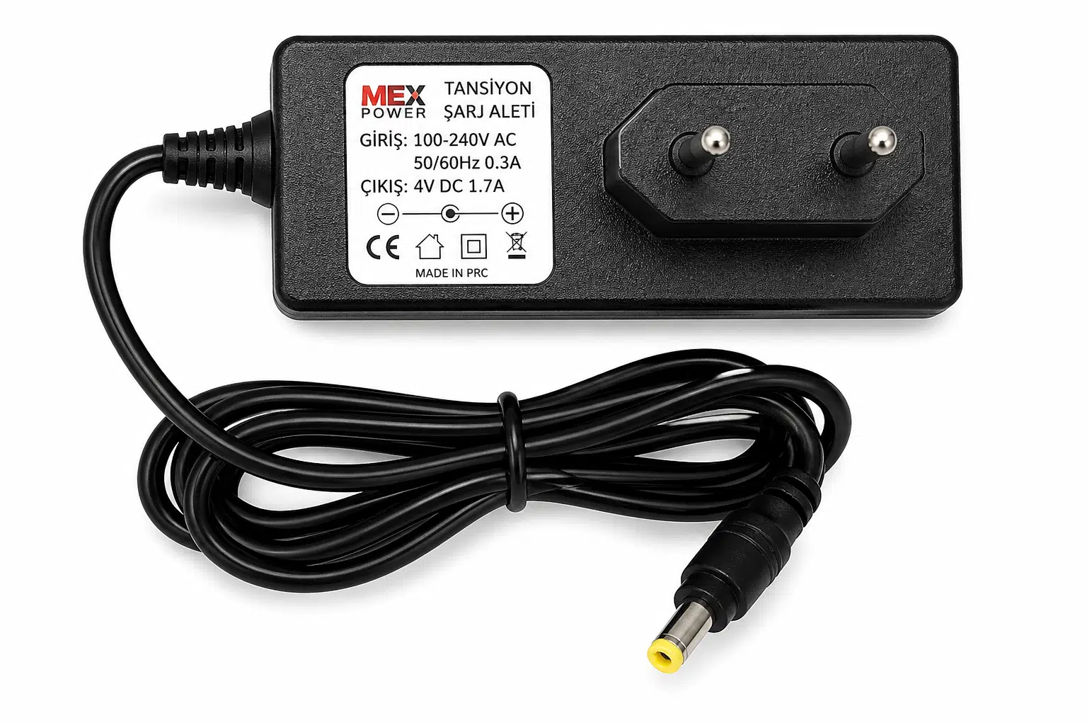 A Kalite Tansiyon Aleti Şarj Adaptörü (4V / 1.7A Uçlu)