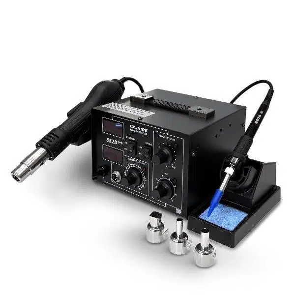 Class 852D++ Sıcak Hava ve Havya İstasyonu 700W | LED Ekranlı Profesyonel Rework Station