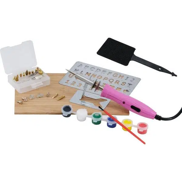 Class ZD-972L Hobi Ahşap Yakma Havyası 10/30W | 26 Uçlu Pyrography Seti Boya ve Kalıp Dahil