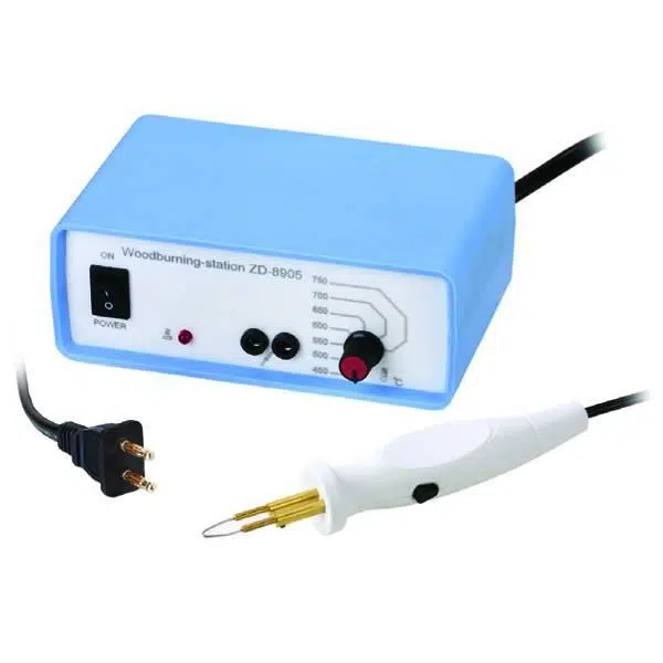 Class ZD-8905 Ahşap Yakma Havyası | Pyrography Kalemi Ahşap Desen Seti