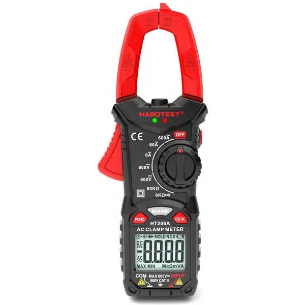 Habotest HT-206A Dijital Pensampermetre | 600A AC Akım Ölçer Pens Multimetre