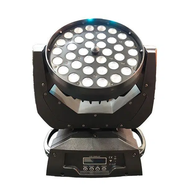36x10W RGBW Zoom Moving Head Wash Işık 360W | Profesyonel Sahne ve DJ Işığı