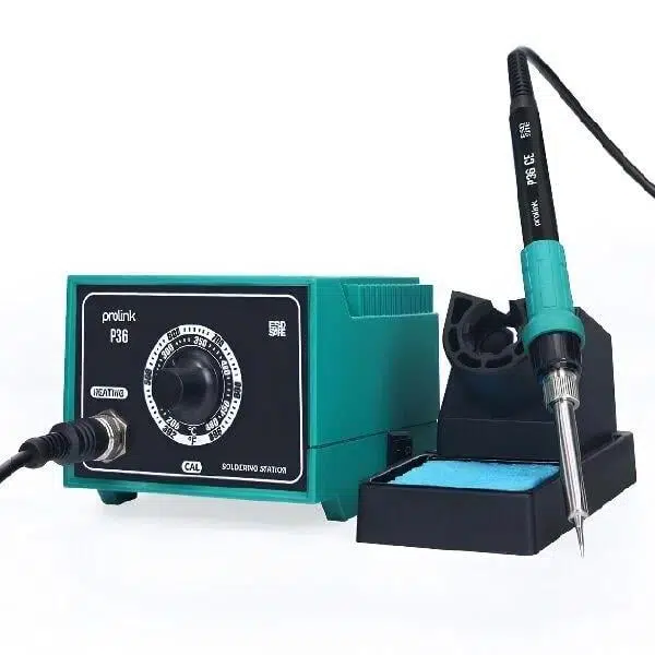 Prolink P-36 Isı Ayarlı Havya İstasyonu 40W – Analog Lehimleme Seti (200-480°C, Antistatik)