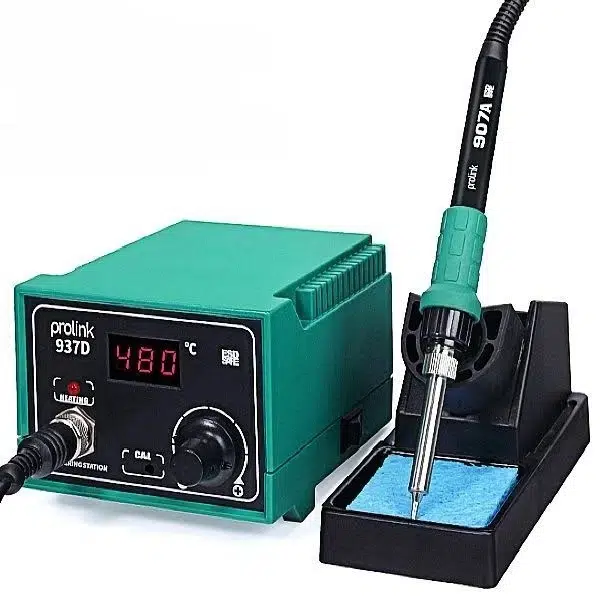 Prolink P-37D Dijital Ekranlı Isı Ayarlı Antistatik Havya İstasyonu (50W, 200-480°C, LED Display, 937D)