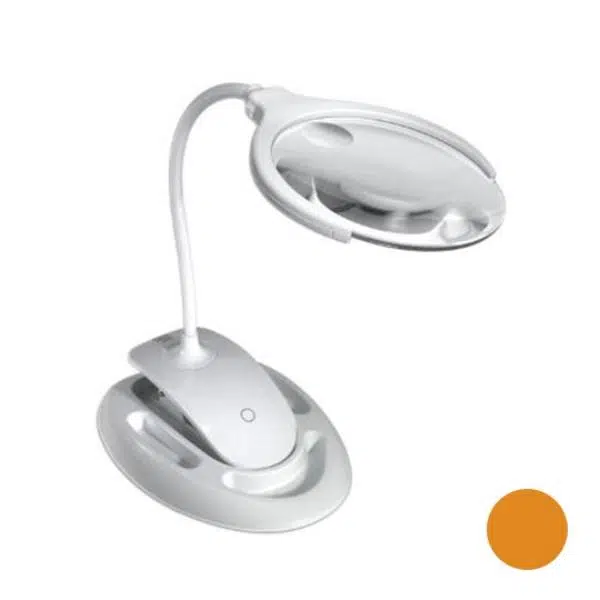 Ten, MG 1003 Şarj Edilebilir Mercekli Masa Lambası – 3 Diyopter, Çift Lens, 6 LED, 120 Lux