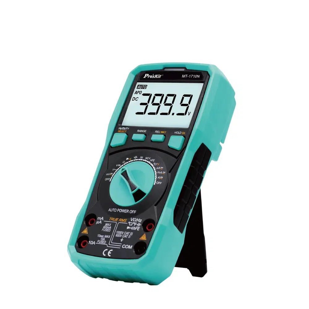 Ten,Proskit MT-1710N True RMS Auto Range Dijital Multimetre, 3-3/4 Gerçek RMS Otomatik Aralık Multimetresi