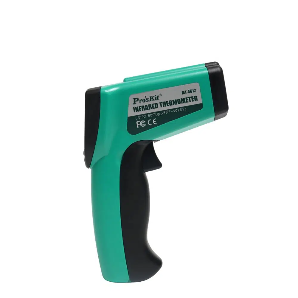 Ten, Proskit MT-4612 Çift Lazerli Infrared Termometre -50°C / 580°C Temassız Dijital Sıcaklık Ölçer