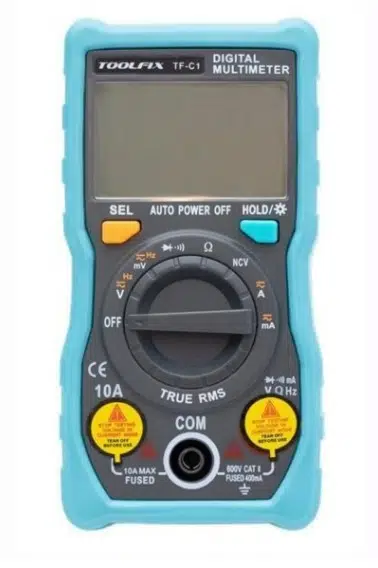 TOOLFIX TF-C1 True RMS Dijital Ölçü Aleti | NCV Özellikli Mini Cep Tipi Multimetre
