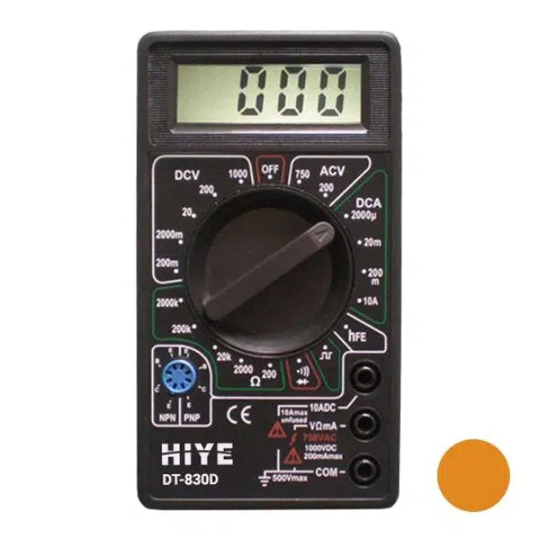 HİYE DT-830D Dijital Ölçü Aleti | Kompakt Dijital Multimetre Avometre