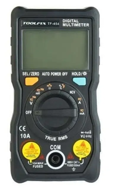 TOOLFIX TF-454 True RMS Dijital Ölçü Aleti | NCV Özellikli Profesyonel Multimetre