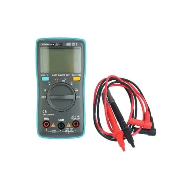 TOOLFIX TF-104 True RMS Dijital Ölçü Aleti | NCV Özellikli Otomatik Kademeli Multimetre