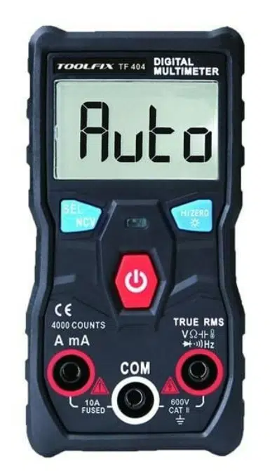 TOOLFIX TF-404 True RMS Dijital Ölçü Aleti | NCV Özellikli Akıllı Multimetre