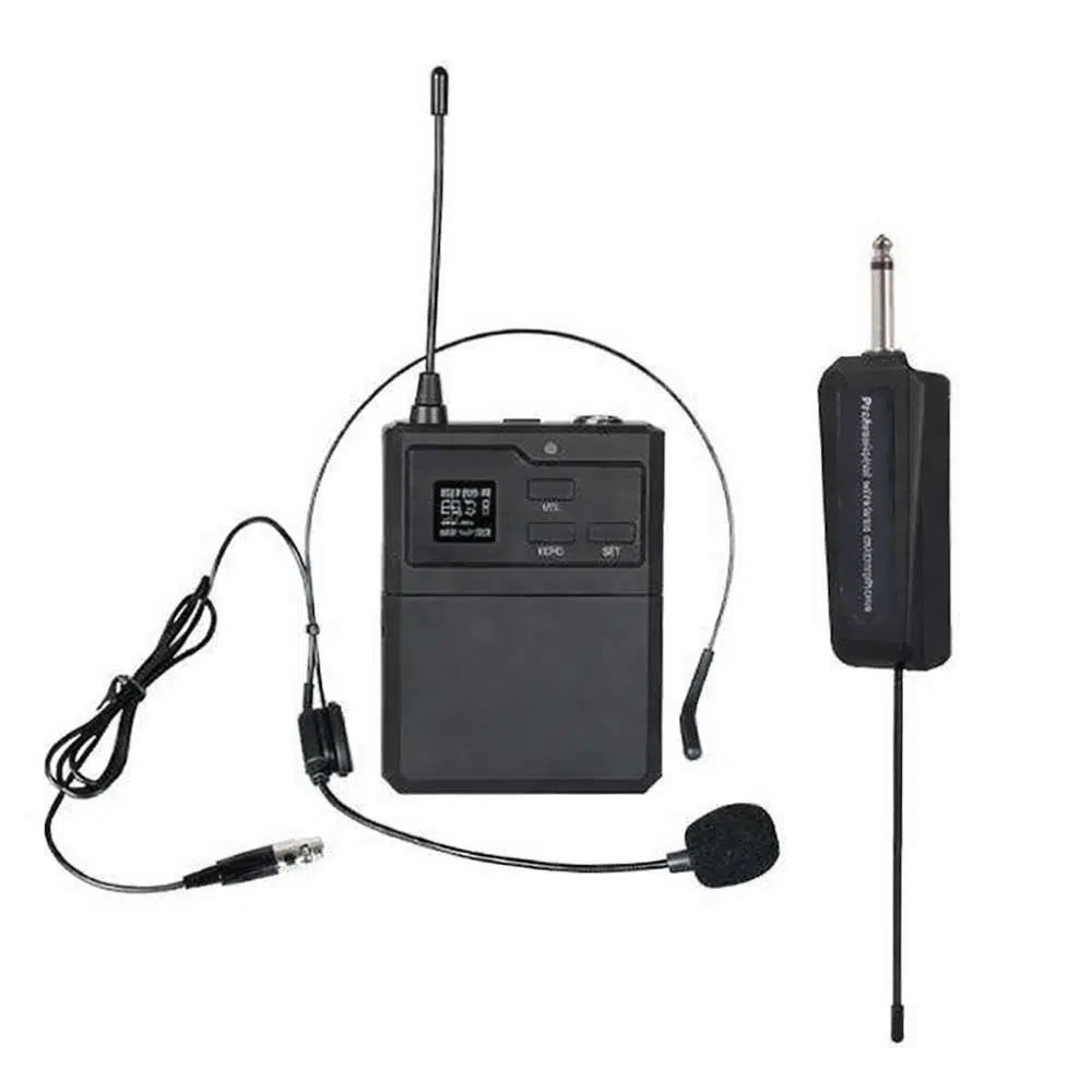 UHF Tek Yaka Kablosuz Mikrofon | Profesyonel Yaka Mikrofon Seti